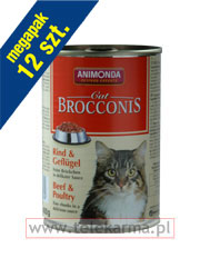 ANIMONDA BROCCONIS CAT • WOŁOWINA + DRÓB •