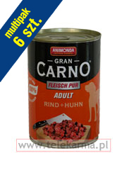 ANIMONDA GRANCARNO ADULT • WOŁOWINA + KURCZAK •