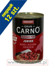 ANIMONDA GRANCARNO JUNIOR • WOŁOWINA + SERCA • ANIMONDA GRANCARNO JUNIOR • WOŁOWINA + SERCA •