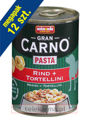 ANIMONDA GRANCARNO PASTA • WOŁOWINA I PIEROŻKI • ANIMONDA GRANCARNO PASTA • WOŁOWINA I PIEROŻKI •