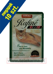 ANIMONDA RAFINE SOUPE ADULT • WOŁOWINA I GĘŚ •