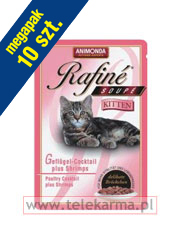 ANIMONDA RAFINE SOUPE KITTEN • KOKTAIL DROBIOWY • ANIMONDA RAFINE SOUPE KITTEN • KOKTAIL DROBIOWY •