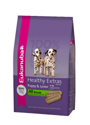 EUKANUBA HEALTHY EXTRAS PUPPY & JUNIOR EUKANUBA HEALTHY EXTRAS PUPPY & JUNIOR