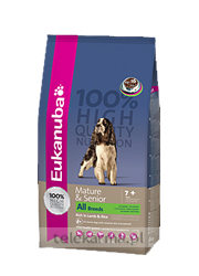 EUKANUBA MATURE & SENIOR LAMB & RICE