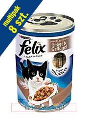 FELIX • WĄTRÓBKA I DRÓB W GALARECIE Z DZICZYZNY • FELIX • WĄTRÓBKA I DRÓB W GALARECIE Z DZICZYZNY •