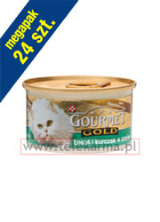 GOURMET GOLD • ŁOSOŚ I KURCZAK W SOSIE •