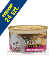 GOURMET GOLD • MUS Z WOŁOWINĄ • GOURMET GOLD • MUS Z WOŁOWINĄ •