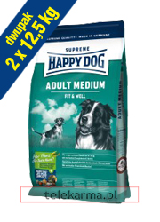 HAPPY DOG FIT & WELL MEDIUM ADULT