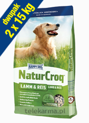 HAPPY DOG NATURCROQ ADULT JAGNIĘCINA I RYŻ