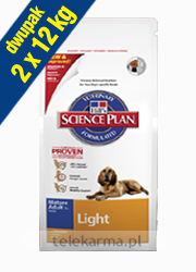 HILLS CANINE SENIOR LIGHT CHICKEN
