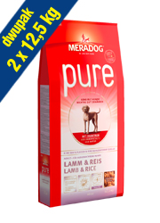 MERA DOG ADULT PURE Z JAGNIĘCINĄ I RYŻEM
