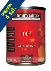 PLATINUM EDITION 100% WOŁOWINY Z WĄTRÓBKĄ PLATINUM EDITION 100% WOŁOWINY Z WĄTRÓBKĄ