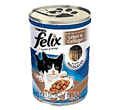 FELIX • WĄTRÓBKA I DRÓB W GALARECIE Z DZICZYZNY •