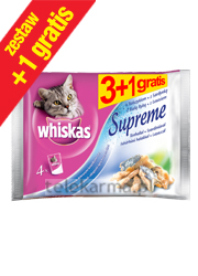  WHISKAS  SUPREME • RYBNE SPECJAŁY• ZESTAW 4x85g • 