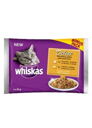 WHISKAS • DELICE • LEKKO OPIEKANY •