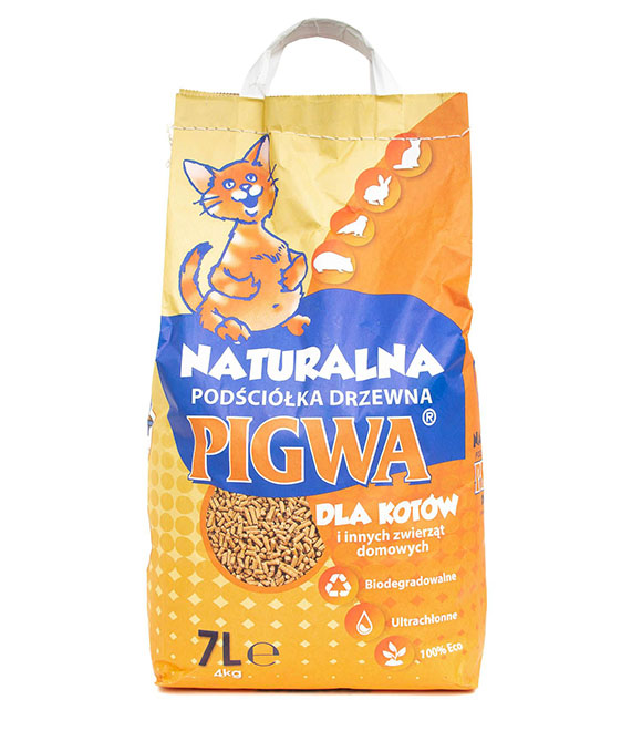 5906992572011 Pigwa drewniany żwirek dla kotów, gryzoni i królików