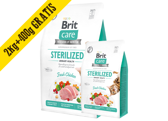 BRIT CARE CAT GRAIN FREE STERILISED URINARY HEALTH KARMA DLA KOTA