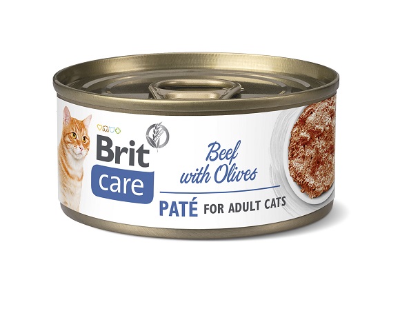 Brit Care karma dla kotów pasztet z wołowiną