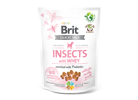 8595602551514 Brit Care Cracker Insect przysmaki dla szczeniąt
