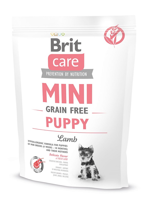brit care mini grainf free puppy lamb sucha karma dla szczeniaka
