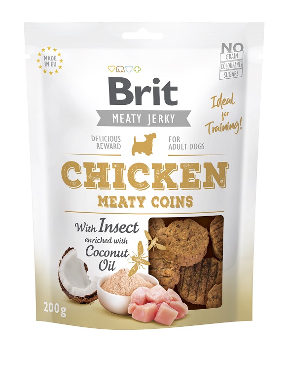 Brit Jerky  Chicken and Insect przysmaki dla psa