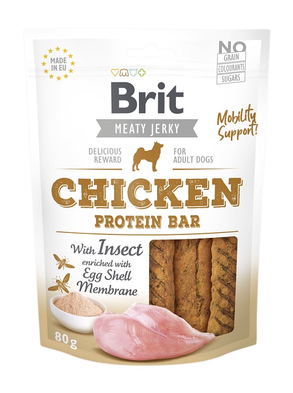 Brit Jerky PROTEIN - BAR Chicken and Insect przysmaki dla psa
