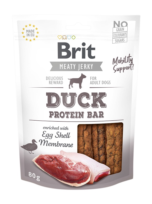 Brit Jerky PROTEIN - BAR Duck przysmaki dla psa