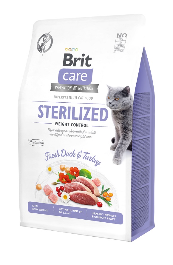 brit care sterilised weight control sucha karma dla sterylizowanego kota