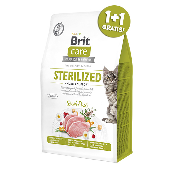 sucha karma dla kota Brit Care 400g+400g gratis, promocja