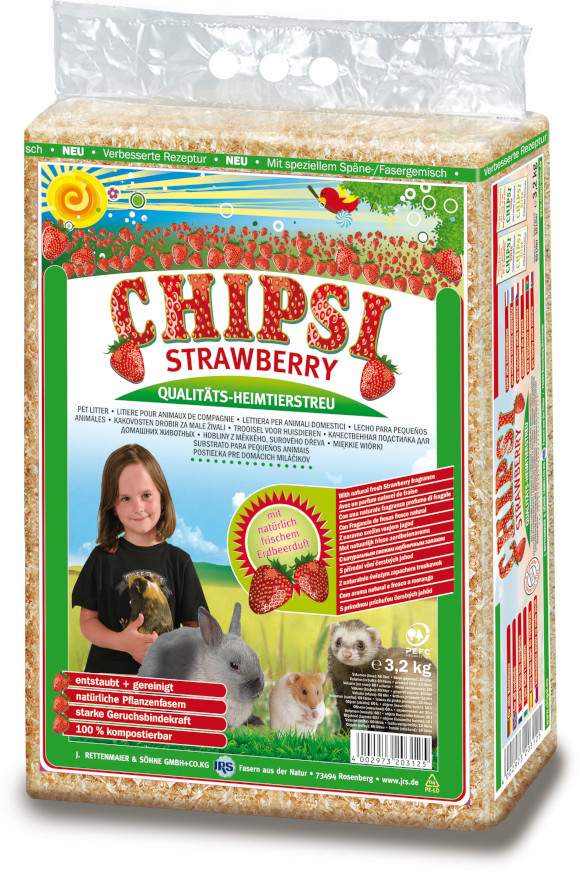 CHIPSI STRAWBERRY TROCINY DLA GRYZONI I KRÓLIKÓW