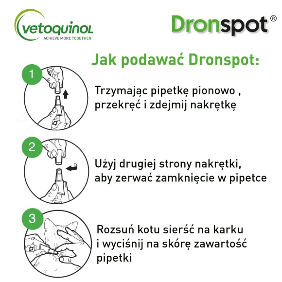 DRONSPOT KROPLE NA PASOŻYTY DLA KOTA