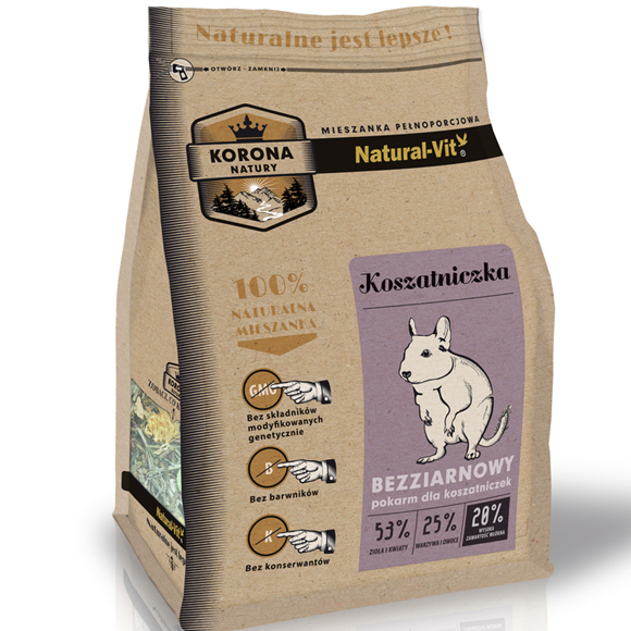 KORONA NATURY NATURAL-VIT POKARM DLA KOSZATNICZKI