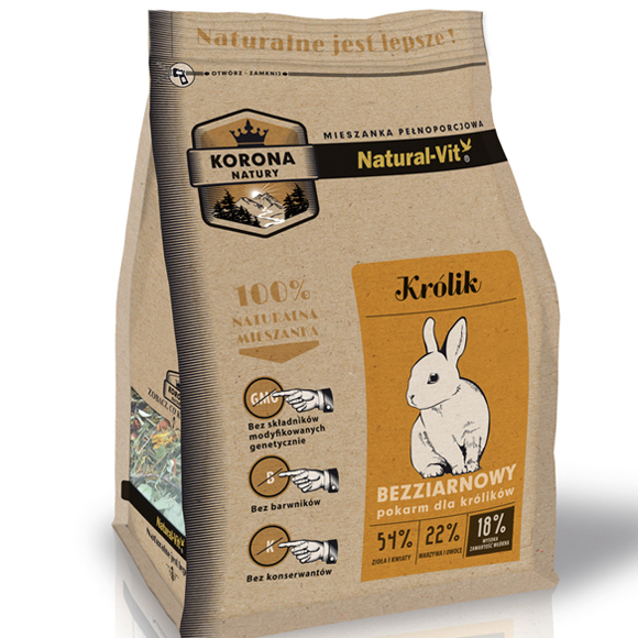 KORONA NATURY NATURAL-VIT POKARM DLA KRÓLIKA