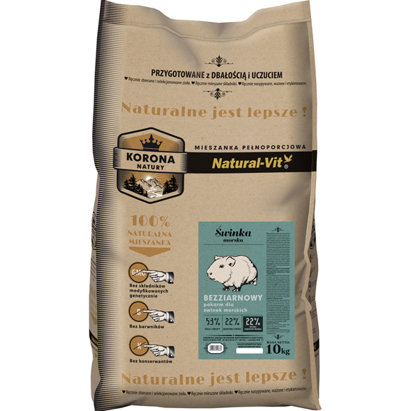 KORONA NATURY NATURAL-VIT POKARM DLA ŚWINKI MORSKIEJ