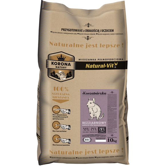 KORONA NATURY NATURAL-VIT POKARM DLA KOSZATNICZKI