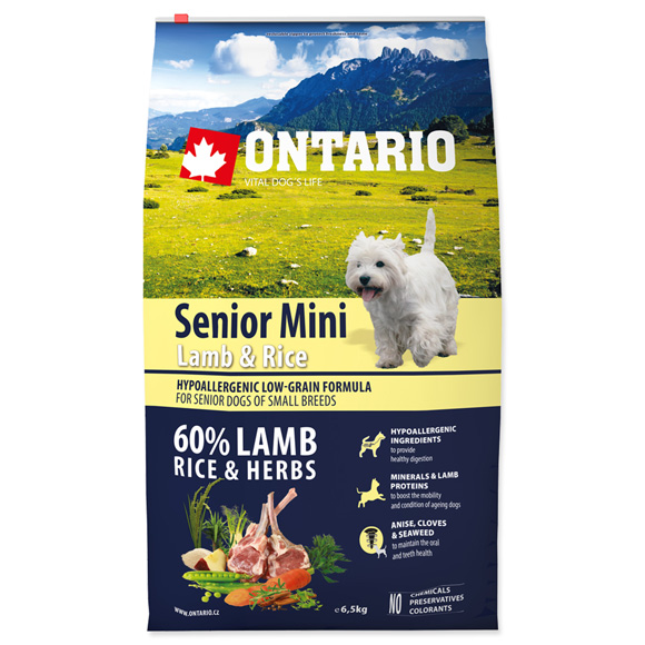 ONTARIO SENIOR MINI LAMB AND RICE KARMA