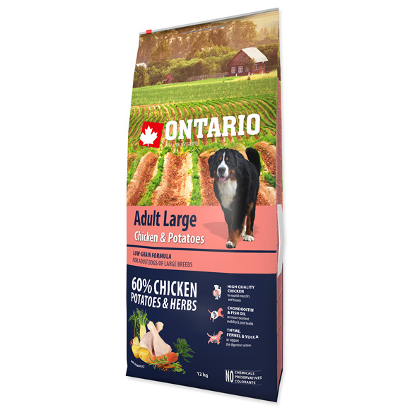 ONTARIO ADULT LARGE CHICKEN and POTATO KARMA DLA PSÓW RAS DUŻYCH