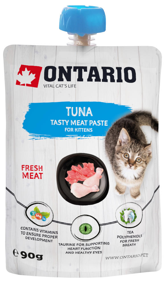 ONTARIO TUNA TASTY MEAT PASTE KARMA UZUPEŁNIAJĄCA DLA KOCIĄT z tuńczykiem