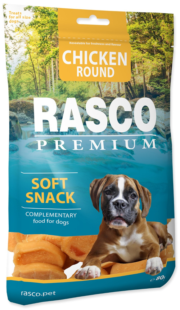 RASCO PREMIUM SOFT SNACK CHICKEN ROUNDS przysmaki dla psa