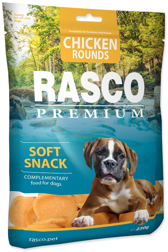 RASCO PREMIUM SOFT SNACK CHICKEN ROUNDS przysmaki dla psa