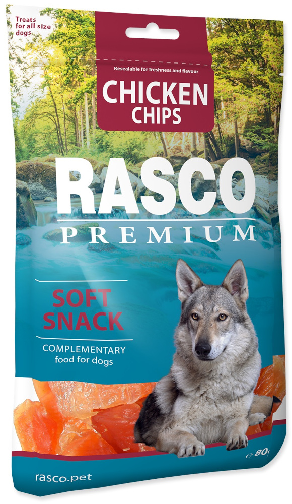 RASCO PREMIUM SOFT SNACK CHICKEN CHIPS przysmaki dla psa