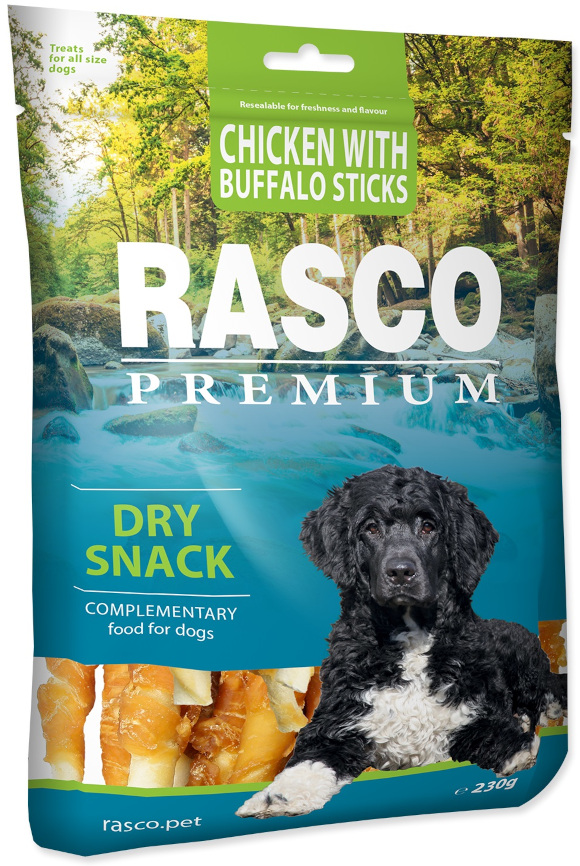 RASCO PREMIUM HARD SNACK CHICKEN WITH BUFFALO STICKS przysmaki dla psa