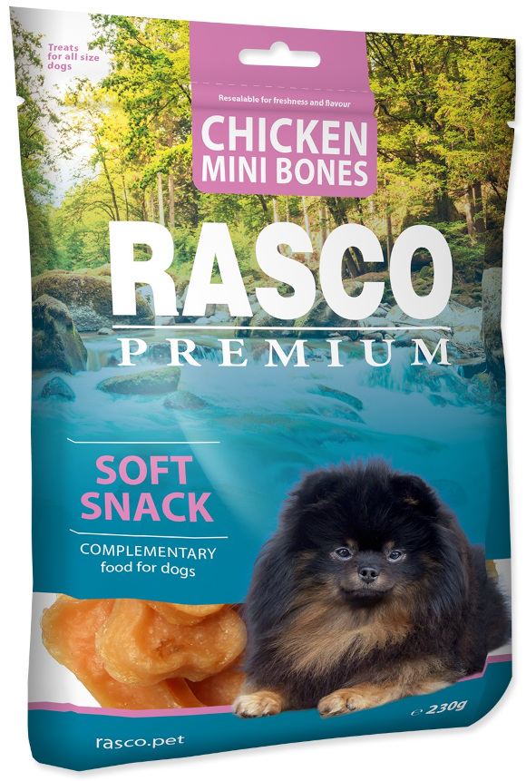 RASCO PREMIUM SOFT SNACK CHICKEN MINI BONES przysmaki dla psa