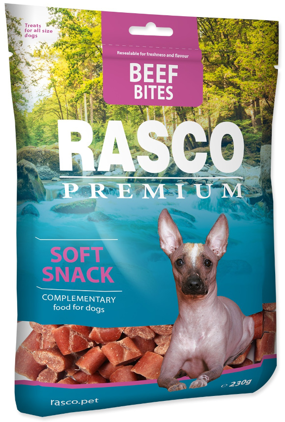 RASCO PREMIUM SOFT SNACK SOFT BEEF BITES przysmaki dla psa