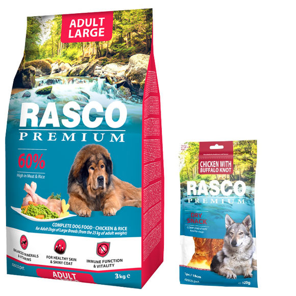 RASCO PREMIUM ADULT LARGE KARMA DLA PSÓW RAS DUŻYCH