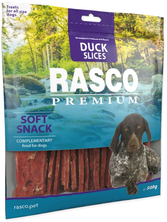 RASCO PREMIUM SOFT SNACK DUCK SLICES przysmaki dla psa