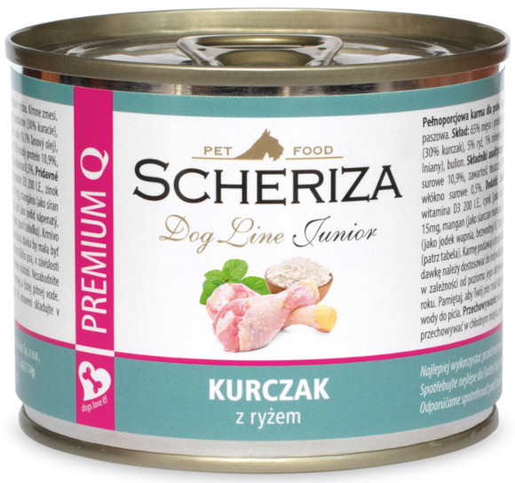 SCHERIZA JUNIOR KURCZAK Z RYŻEM