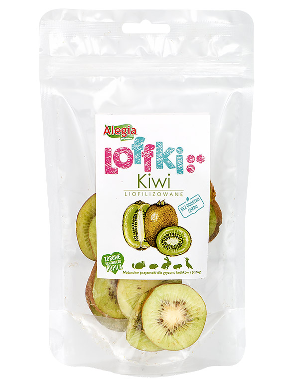 liofilizowane kiwi przysmak dla papug, gryzoni kólików, Alegia 5901912231245
