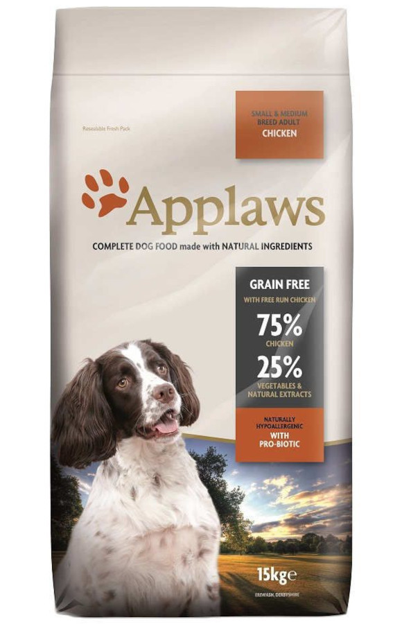 APPLAWS DRY ADULT SMALL / MEDIUM Z KURCZAKIEM