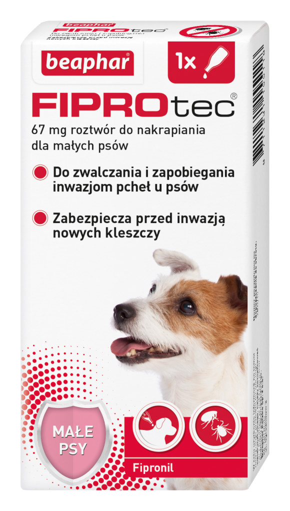 beaphar fiprotec krople przeciw kleszczom dla psa